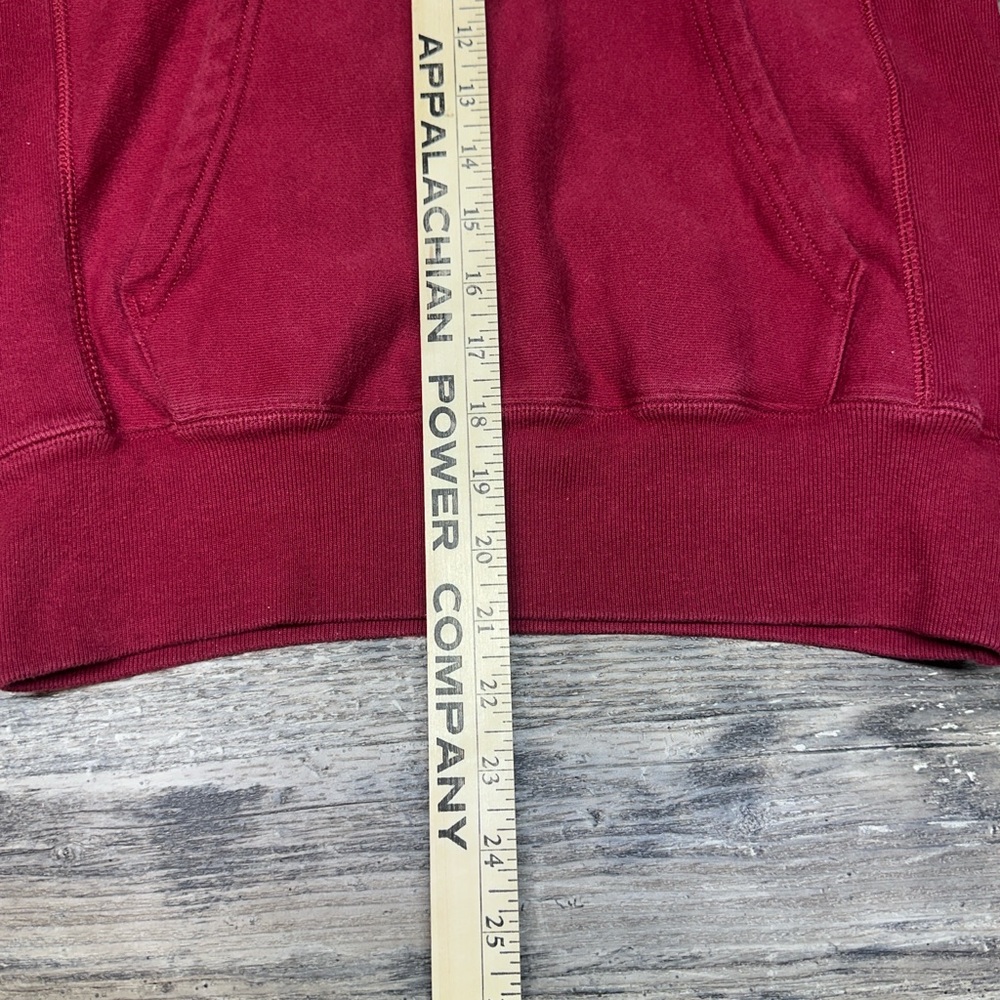 Champion Hoodie - Reverse Weave - Burgundy Pullover - Tonal Logo - XS - GUC - Picture 7 of 11